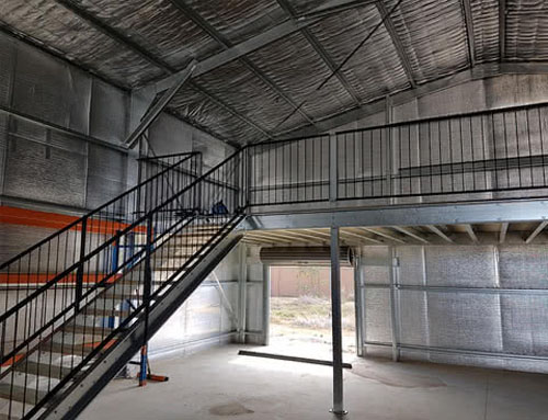 Mezzanine Sheds
